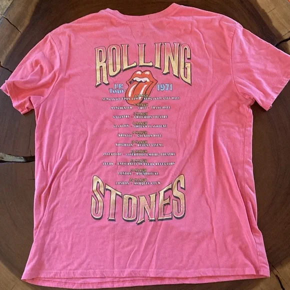 Rolling Stones Pink Graphic T-Shirt - Picture 3 of 3